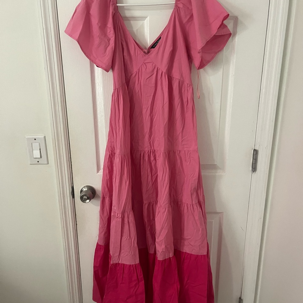 Pink Maxi Dress - Picture 3 of 4